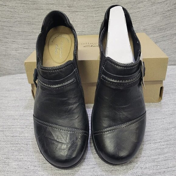 Clarks Cheyn Madi Women's Black Slip - Picture 1 of 7
